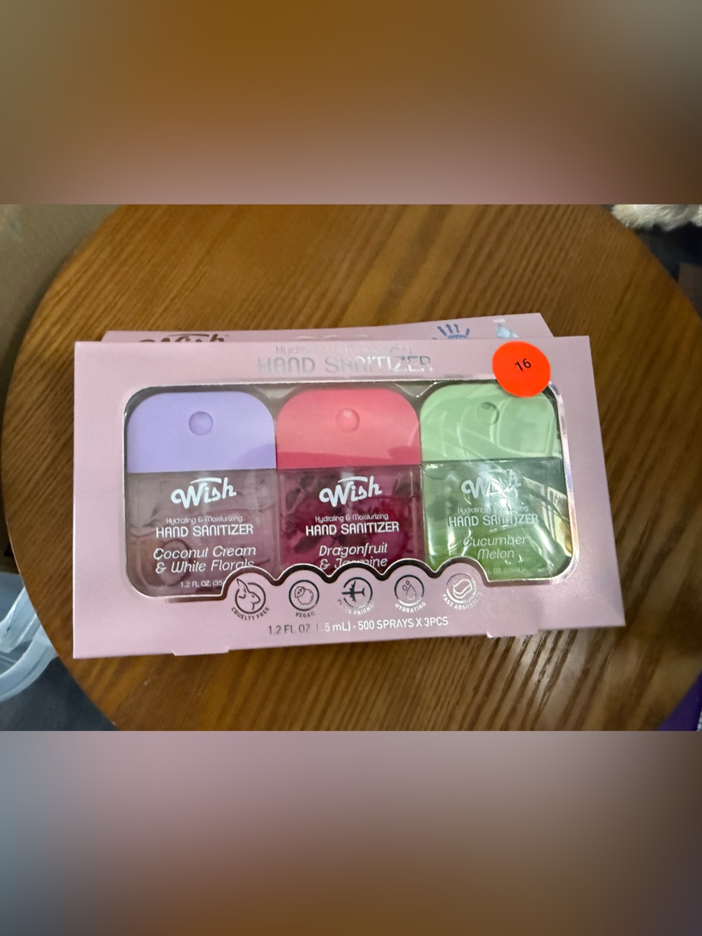 Wish Hydrating Hand Sanitizer Trio - Lavender, Pink, Green